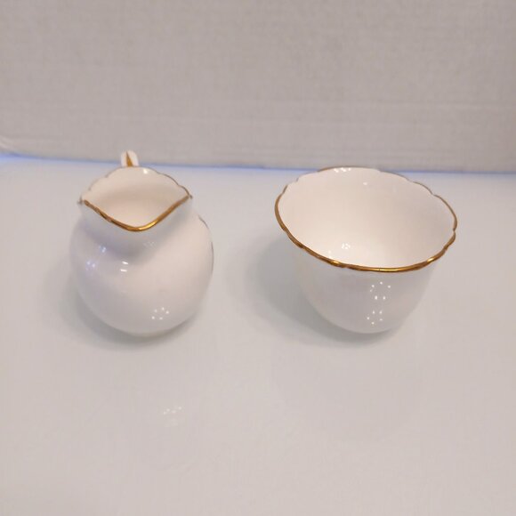 Vintage Royal Doulton Cream And Sugar Set Rotorua Birds With Ship Crest - Picture 6 of 8